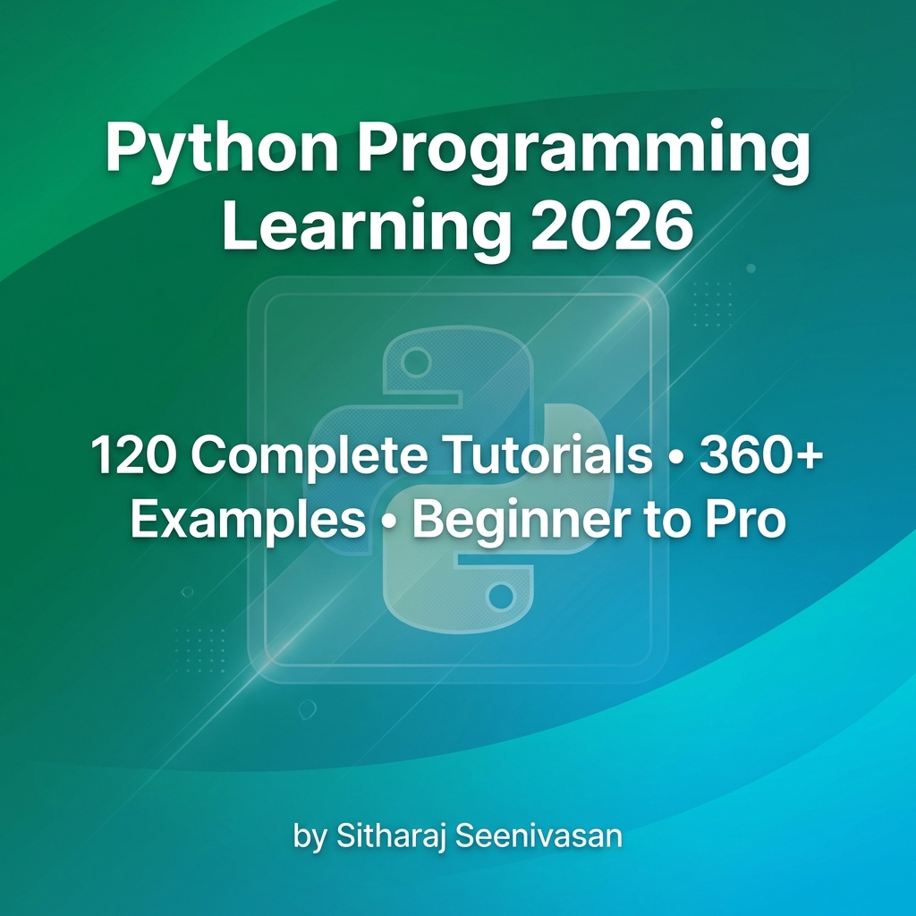 Python Programming Learning 2026 | Comprehensive Python Tutorial